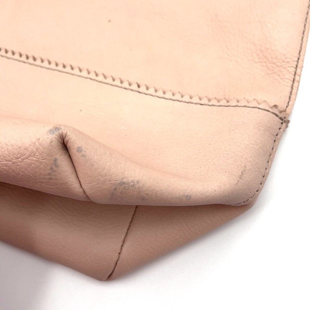 J. CREW RARE pink blush Carry-all leather tote bag - Picture 8 of 12